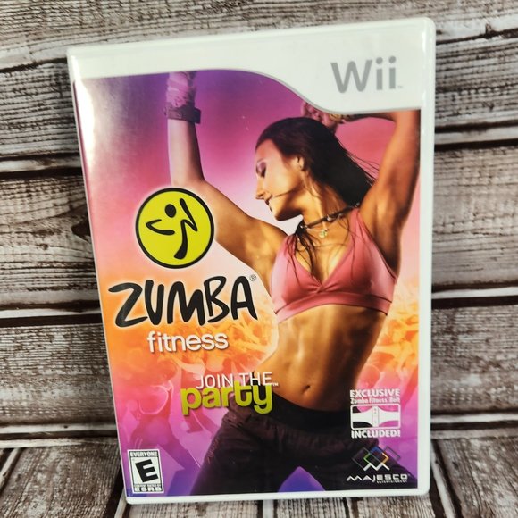 ZUMBA FITNESS Nintendo Wii Video Game Complete CIB With Manual And Belt Exercise - Picture 2 of 4